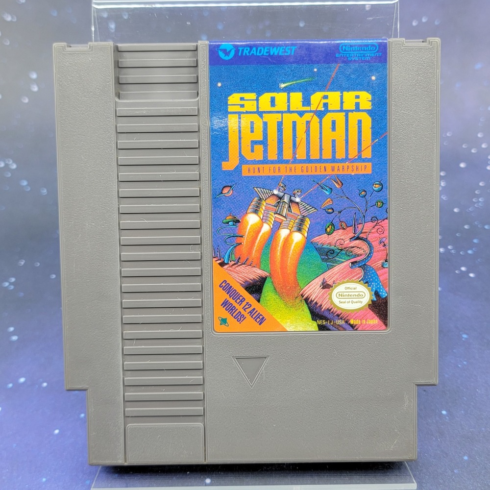 Solar Jetman Hunt for the Golden Warship Nintendo NES Game Cartridge Tradewest